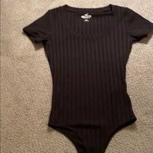 black hollister bodysuit